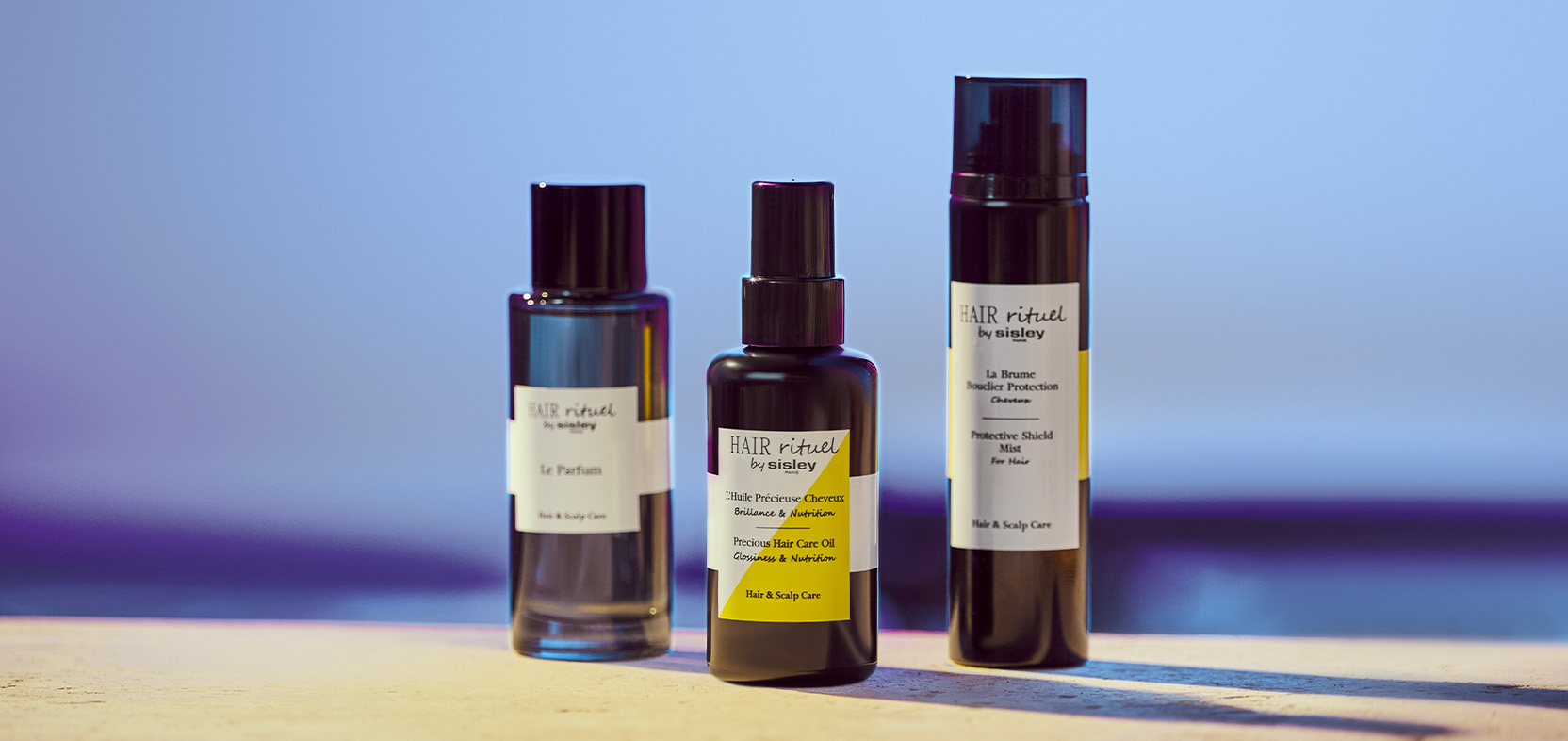 Le Parfum, l'Huile Précieuse et la Brume Bouclier Protection Hair Rituel by Sisley